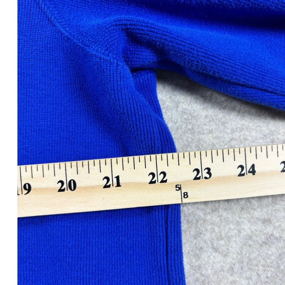 Polo Ralph Lauren Mens XL Quarter Zip Pullover Royal Blue Red Pony Logo Sweater